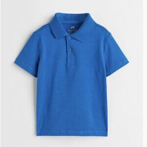 H&M Bright Blue Polo Shirt